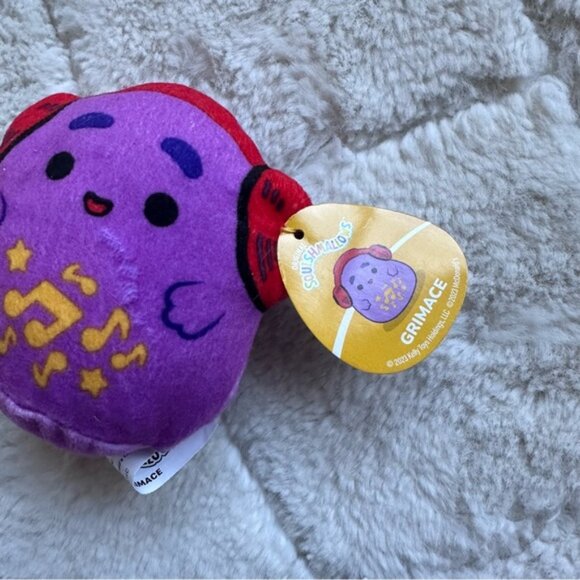 Squishmallows X McDonalds | Limited Edition "Grimace" Stuffed Top | Size 3" - Picture 3 of 6